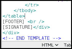 the [footer] placeholder