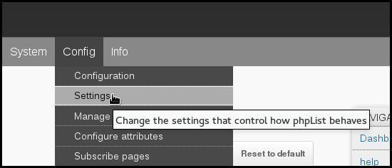 add footer from config setting menu