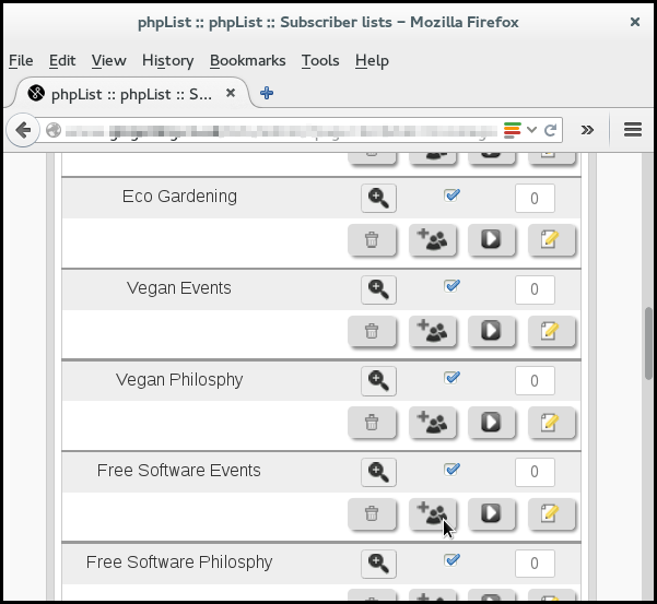 phpList how to manage large number of lists