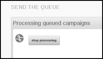 phpList queue processing started